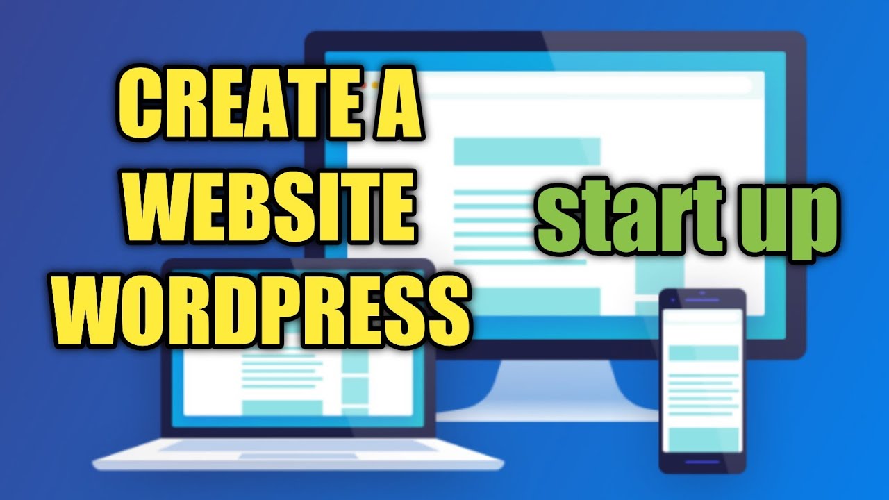 HOW TO CREATE A WEBSITE IN WORDPRESS - YouTube