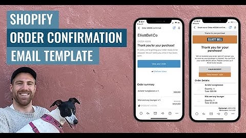 Shopify Order Confirmation Email Template - Free Custom Template