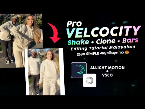 Pro Velocity shake edit 🥵😻|| Shake +Clone+Bars+flash Velocity edit on android |Editorscape Malayalam