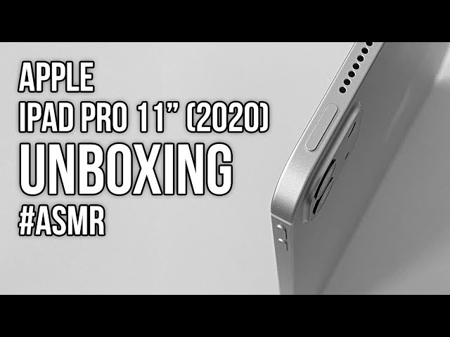 Apple iPad Pro 11-inch (2020) silver UNBOXING (ASMR)