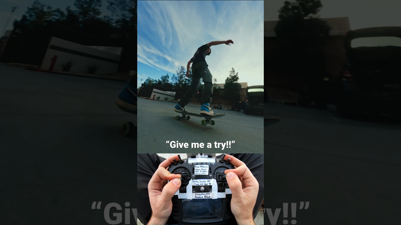 FPV🤝Skateboarding 
