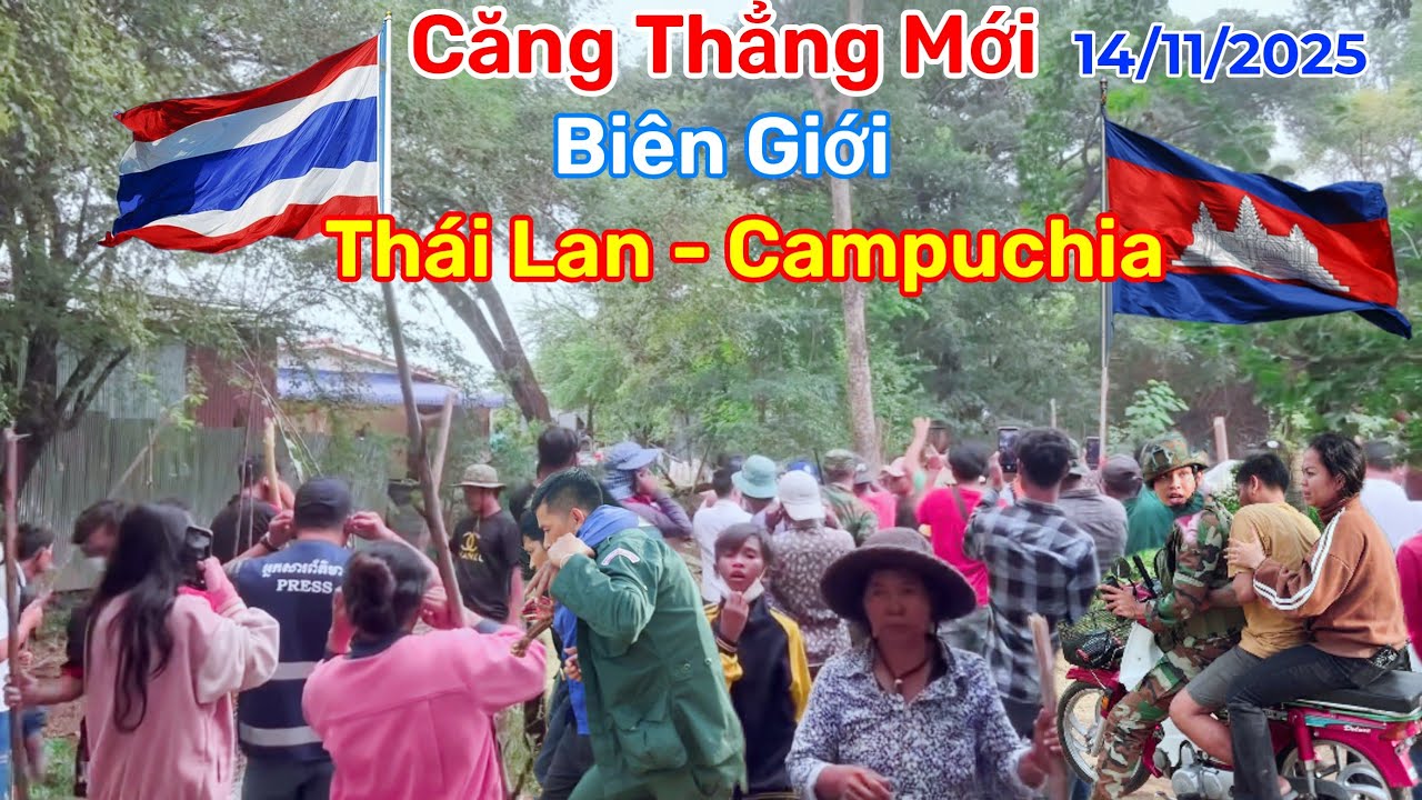 Nóng.. Biên Giới Campuchia Lại Căng Thẳng Người Dân Gấp Rút Sơ Tán Lánh Nạn 
