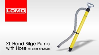 Lomo XL Hand Bilge Pump with Hose for Boat or Kayak