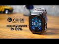 Noise ColorFit Thrill Smartwatch with Rugged Design, 2&quot; HD Display, BT Calling, 500mAh Battery