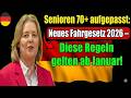 Senioren 70 Aufgepasst Neues Fahrgesetz 2026 Diese Regeln Gelten Ab Januar