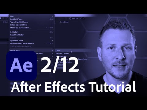 Video: Wie ändert man Dateien in After Effects?
