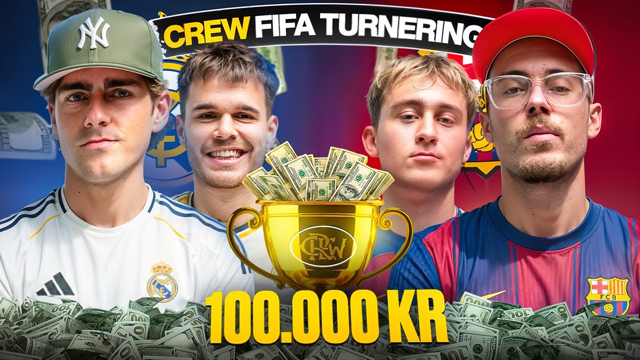 JEPPE ØLGAARD & MADSENGAMING VS DENIZ1418 & MADS OM 100.000 KR I DANMARKS STØRSTE 2v2 FIFA TUNERING!