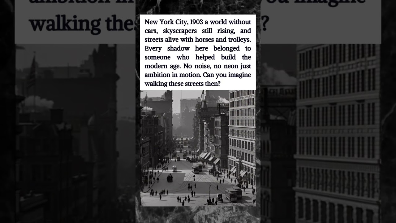 What New York City Looked Like in 1903