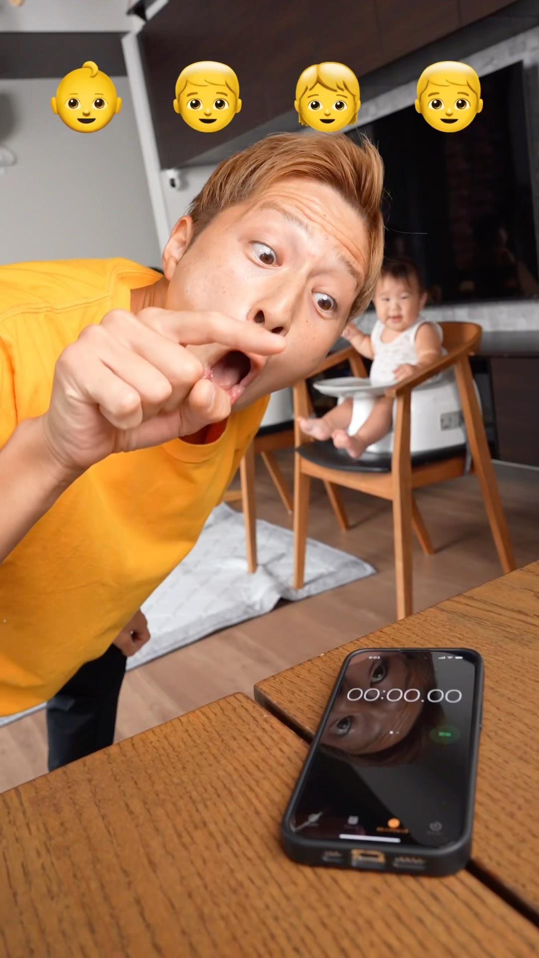 Make the kids laugh?