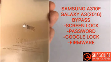 SAMSUNG A310F/A3 2016 frp bypass google account v7.1.1 DOWNGRADE v6.0.1
