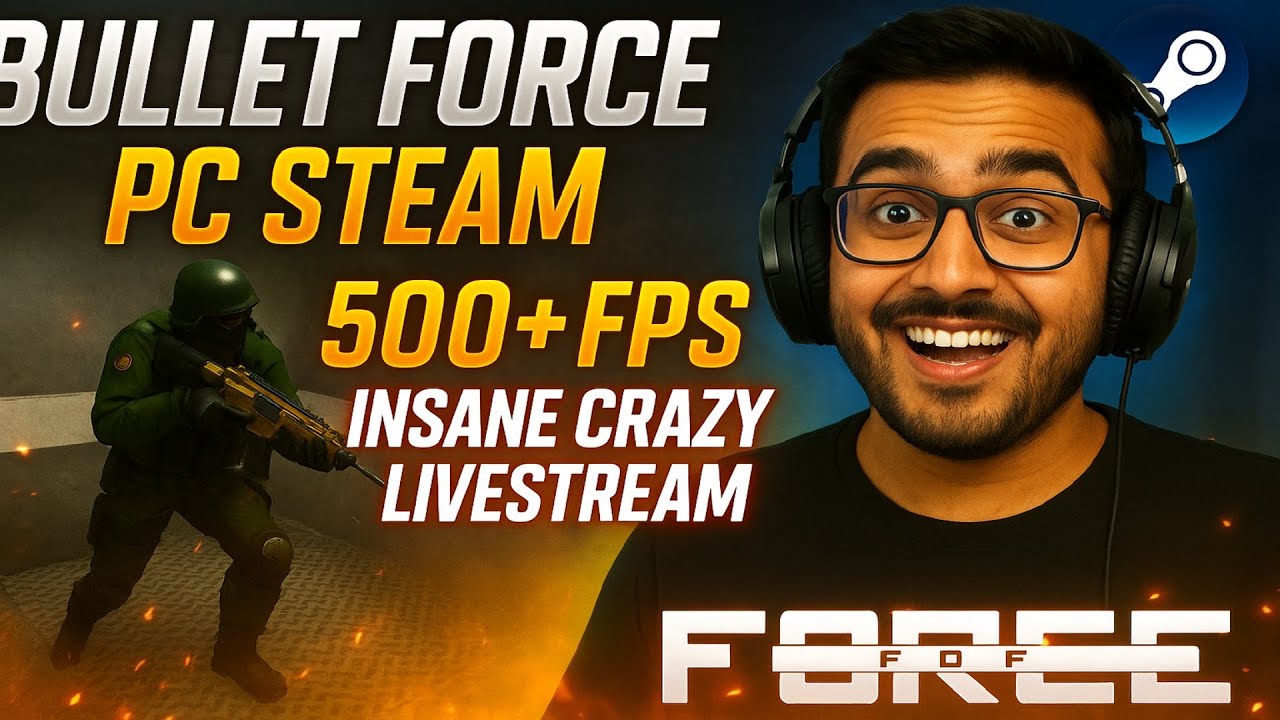 Bullet Force PC Steam LIVE Q/A - Unlock FPS, Crashes & Much More with Prateek Games