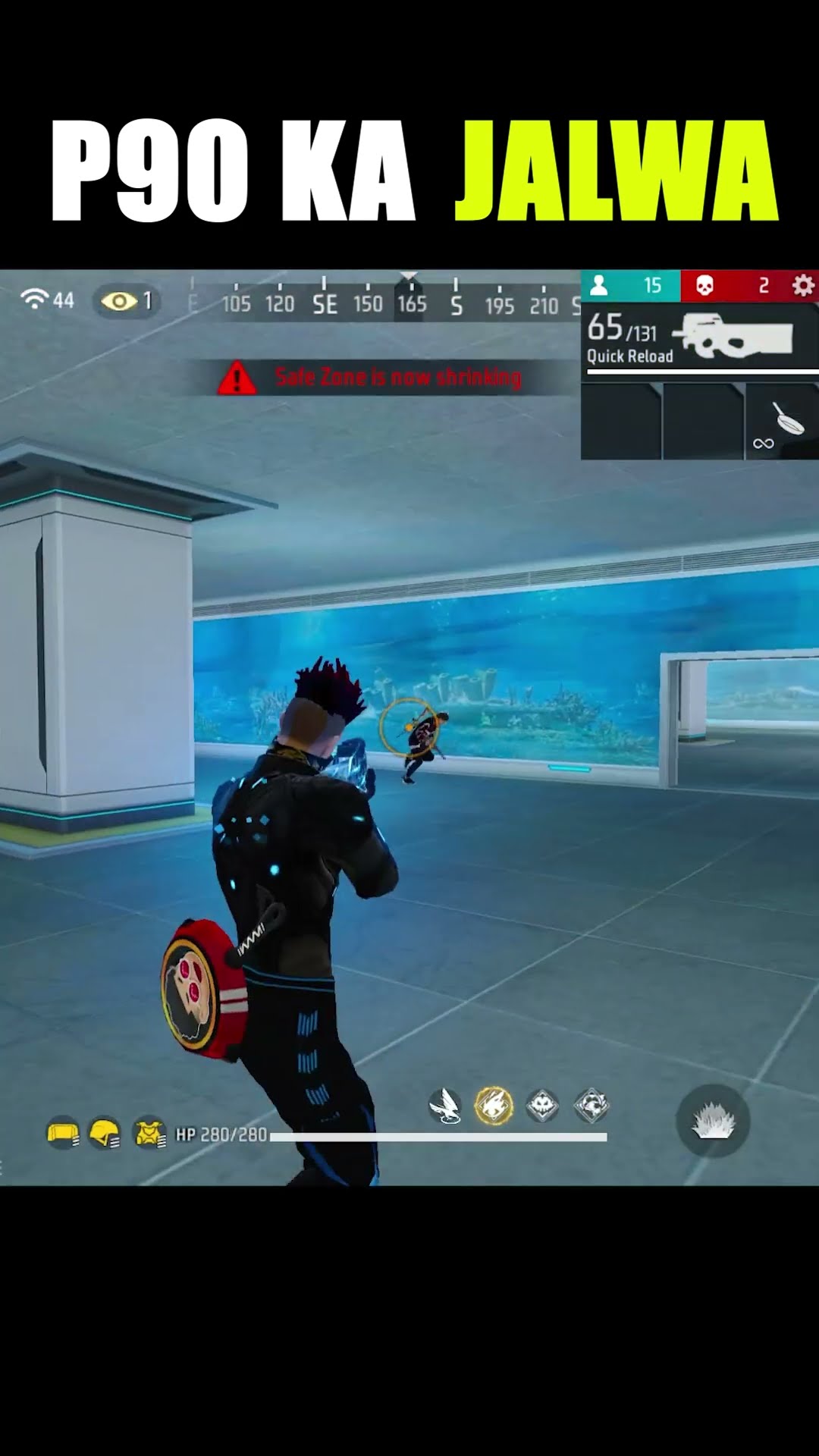 Only P90 Challenge in Free Fire #shorts