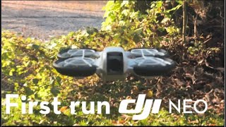 Dji Neo First Slow Run In Follow And Direction Track Medium And High