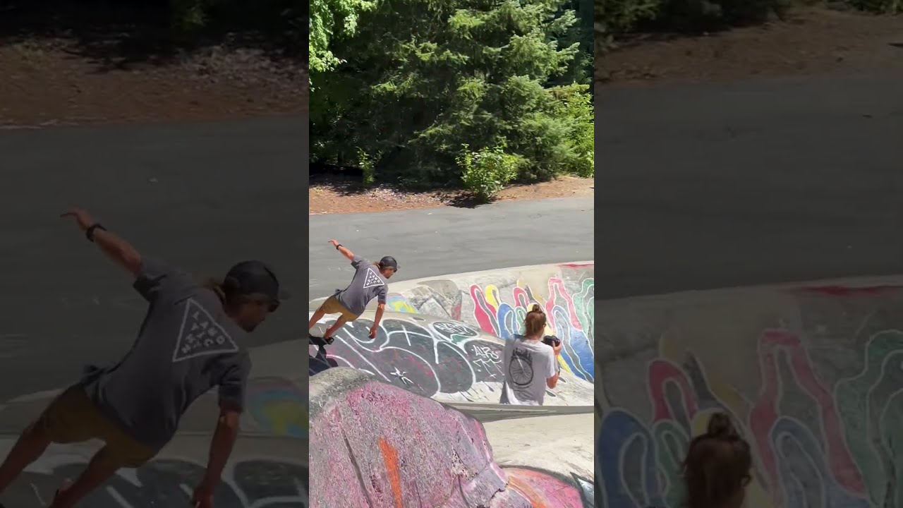 Hitting The Bowl With A Surfskate Barefoot