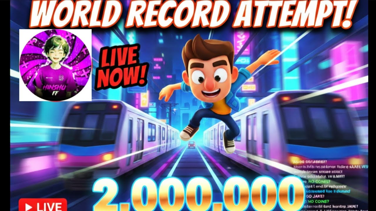 Subway Surf game live stream new record || high' score | subway surf Live stream 0# 37