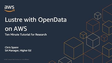 Ten Minute Tutorial for Research: Lustre with OpenData on AWS