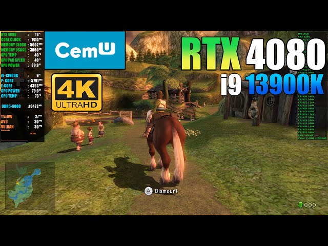 Zelda Breath of the Wild CEMU - GTX 1050 ti - i3 8100 - i5 8400 - G4560 -  1080p - 720p - Emulator 