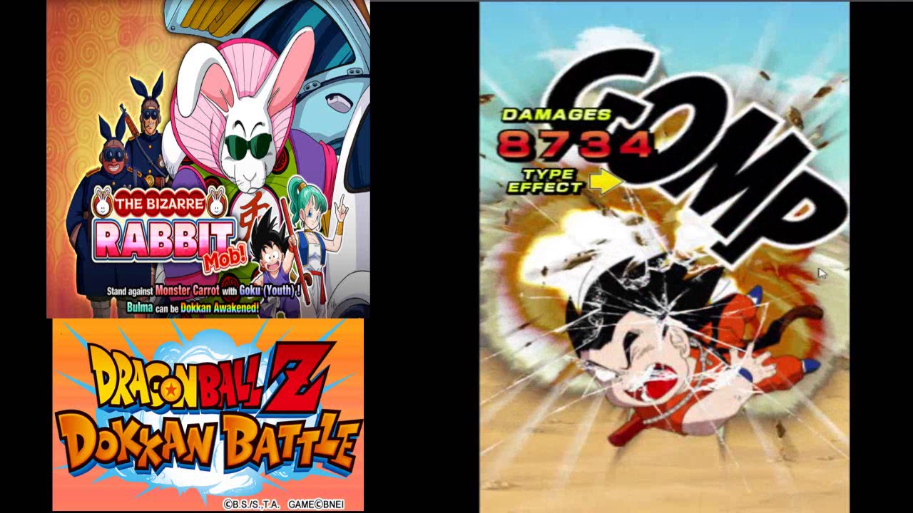 DBZ Dokkan Battle - The Bizarre Rabbit Mob (Z-Hard) - YouTube