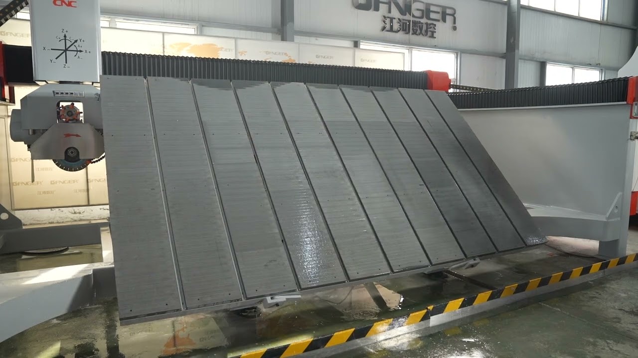 5 Axis Bridge Cutting Machine working table tilt max 85 degree