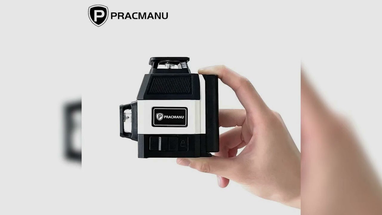 A must-have product! Pracmanu Mini 12 Lines 3D Laser Level 360 Self-Leveling Horizontal And Vertic