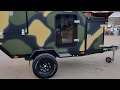 Видео обзор прицепа кемпера Чеглок  | Off-road Teardrop trailer - mini camper from Laggar Pro