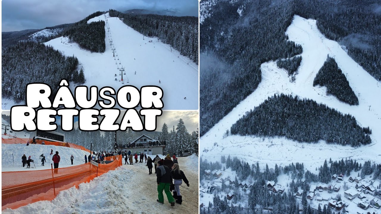 Iarna în stațiunea Râușor din Retezat