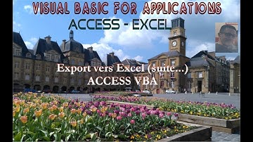 VBA ACCESS  - Export vers Excel Suite