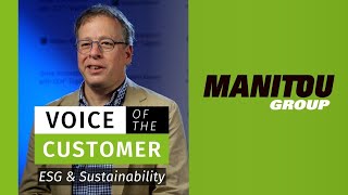 Driving ESG Strategy with CCH® Tagetik | Interview with Manitou Group