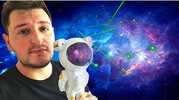 I Turned My Room Into Space! 🌌🚀 (Astronaut Galaxy Projector Review)