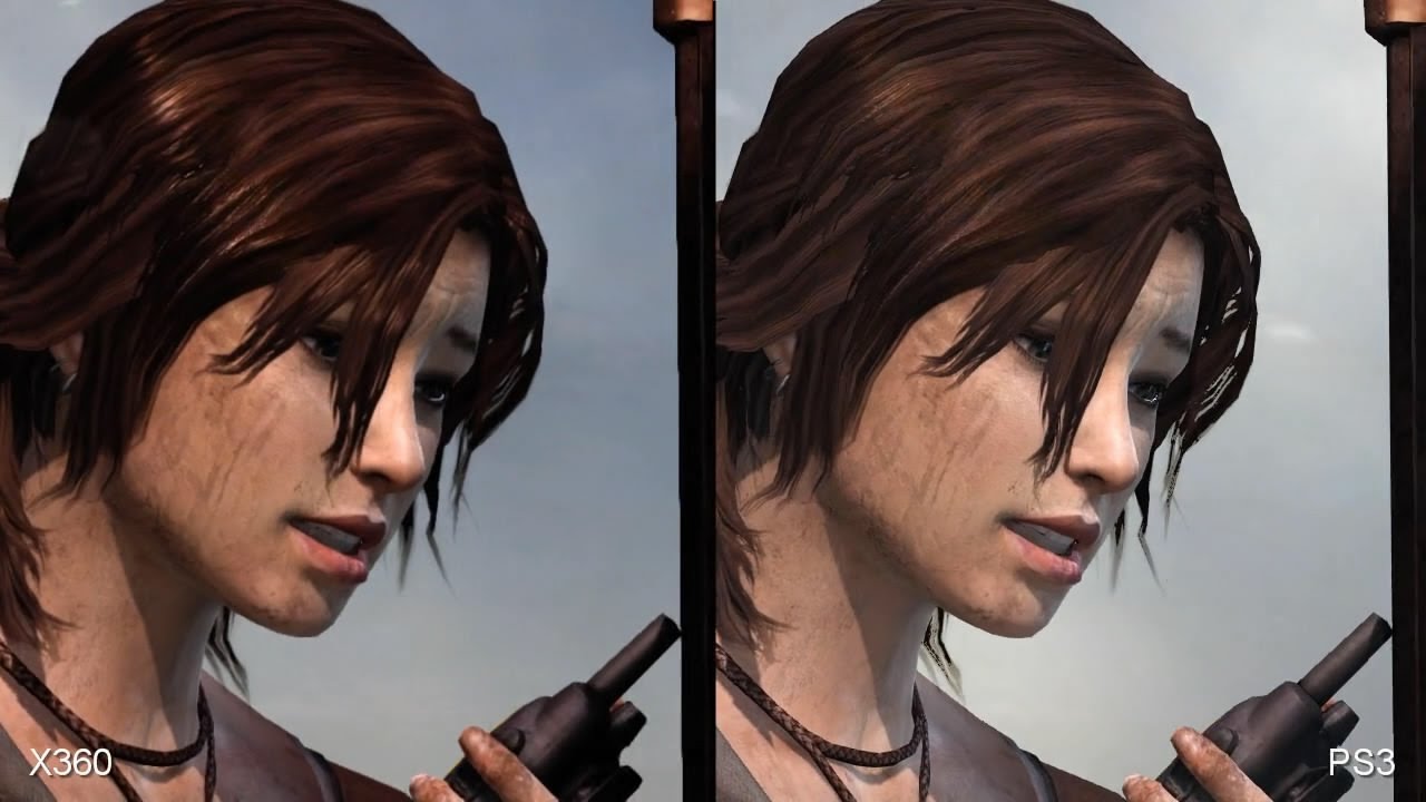 Tomb Raider Xbox 360 Vs Ps3 Comparison Video Youtube