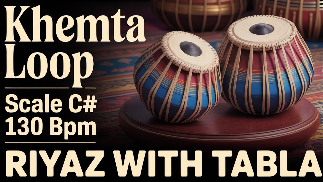 Khemta Loop for all Songs | 130 BPM | C# Kali 1 | Bhajans, Songs 