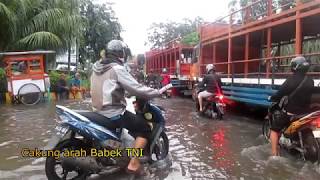 BANJIR JL. CAKUNG - CILINCING, GREEN GARDEN ROROTAN 2015 #banjir #banjirjakarta #banjirjabodetabek