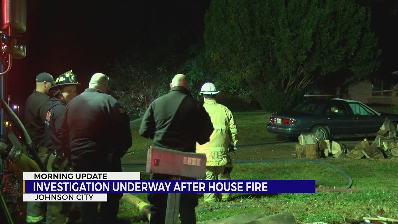 UPDATE: Two pets killed in Johnson City house fire - YouTube