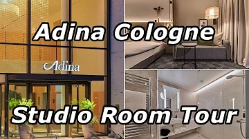 Adina Apartment Hotel Cologne Studio King Room Tour & Review 2022
