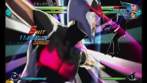 Tatsunoko vs. Capcom: Ultimate All-Stars WiFi match 02 Ultie Vs ColonelBen