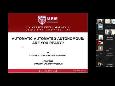 Academic Seminar and Mobility Program (Israa University-Universiti Putra Malaysia)