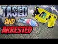 Hilarious Cop Tases Fleeing Suspect