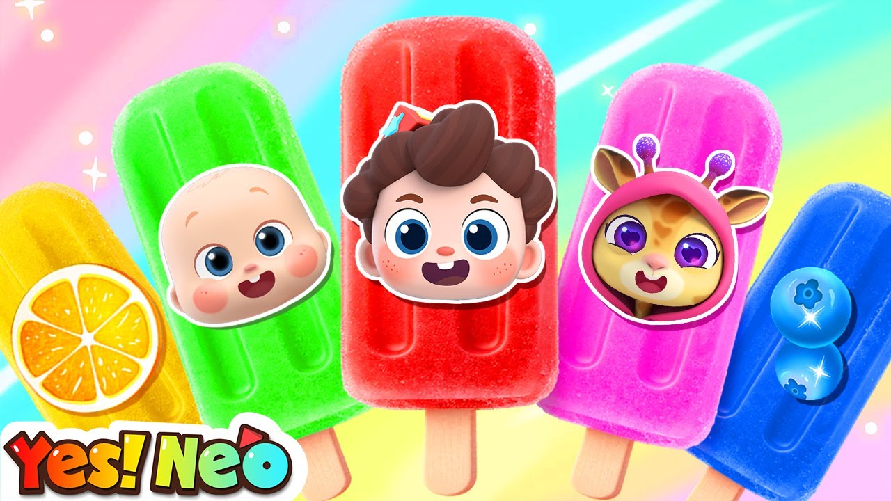 Learn Colors with Fruits Ice Cream | Scoop The Ice Cream | Nursery Rhyme & Kids Songs | Yes! Neo