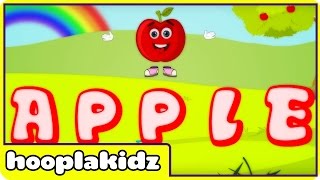 Video thumbnail of "Preschool Activity | How to Spell -Apple | HooplaKidz"