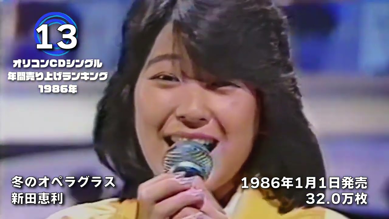 1986年CD売り上げランキング - YouTube