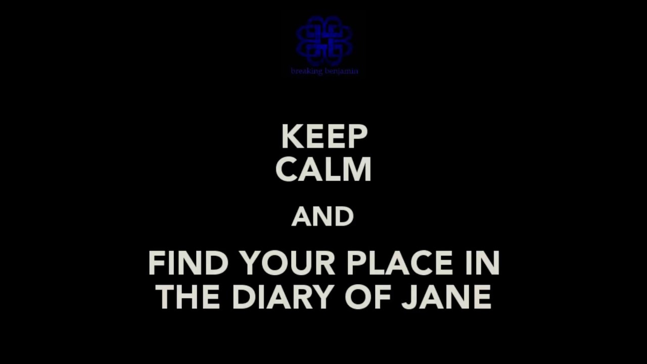 Breaking Benjamin the Diary of Jane обложка. The Diary of Jane Breaking Benjamin слушать. Breaking Benjamin - the Diary of Jane.
