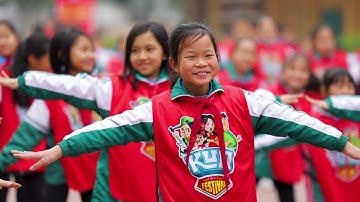 Flashmob Thái Nguyên - Trường Tiểu Học Núi Voi - Cùng Kun Vận Động Mỗi Ngày