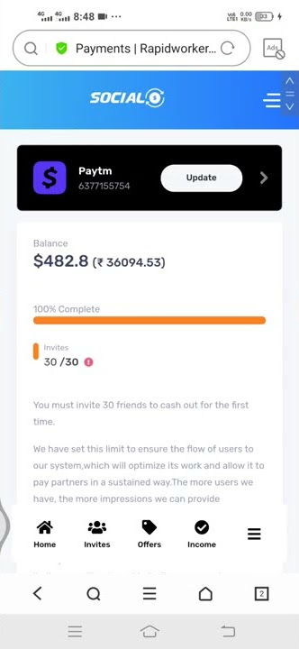 rapidworkersiy  site payment proof. app link https://onedayrewardsdd.xyz/6218185386330