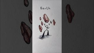 How to draw stickman with ( earth, fire, water )β¨