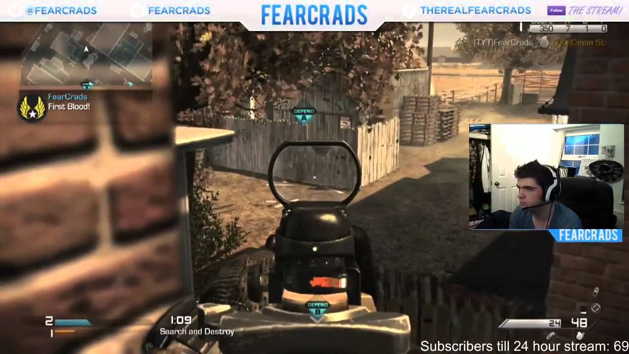 CoD Ghosts: 5k Series VS 5lives! - S&D Warhawk