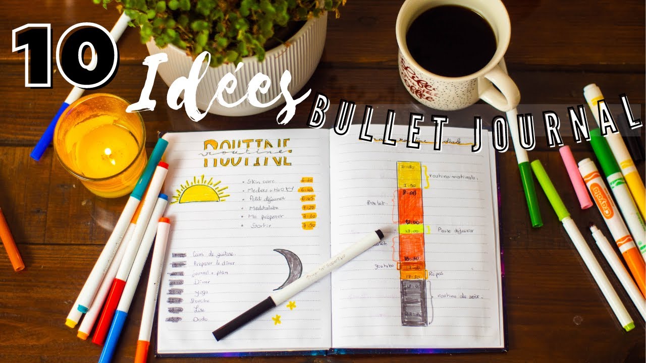 10 idées de pages Bullet Journal