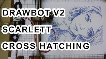 Arduino Drawing Machine | Drawing Scarlett Johansson using Drawbot V2 by  www.arnabkumardas.com