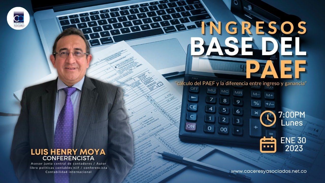INGRESOS BASE DEL PAEF - YouTube
