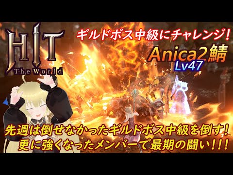 【HIT The World（Anica2）】ギルドボス中級チャレンジ！ついにギルドボスイベント終了！このイベント神だったから常設してほしい！！！#6 【優木ユノ】