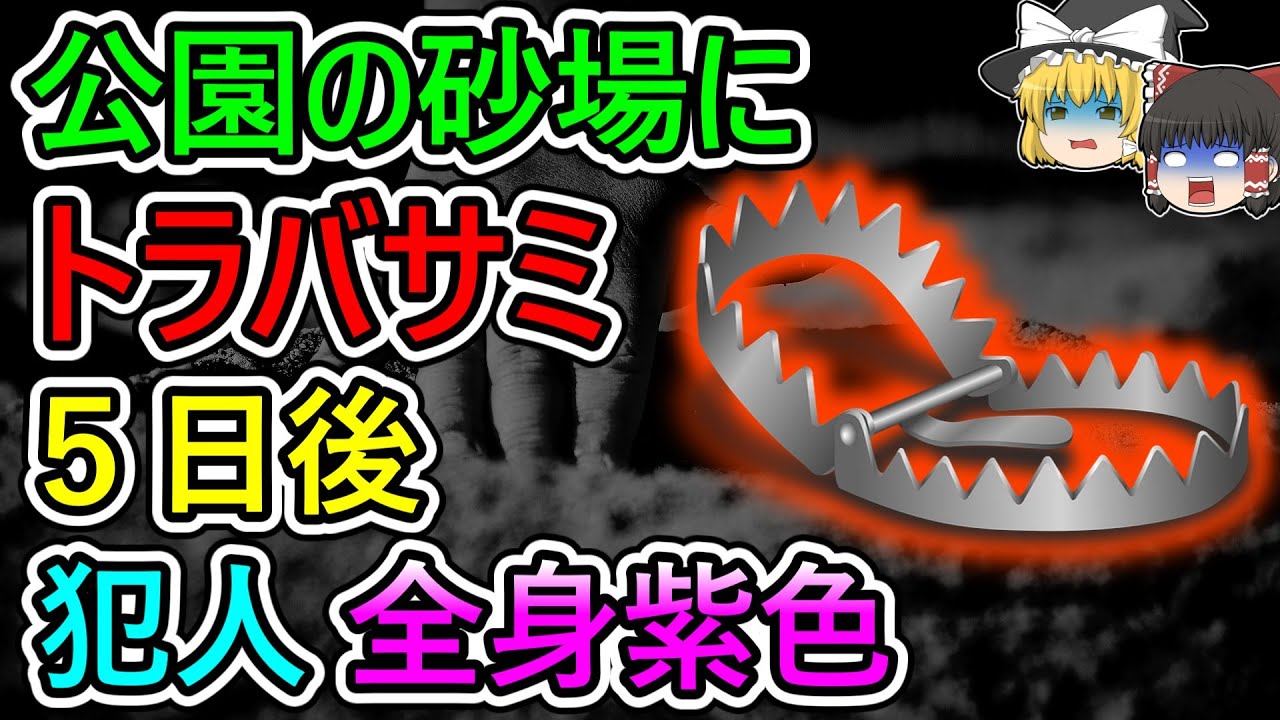 公園の砂場に危険なトラップを仕掛ける男！教育、制裁のつもりが結果、男の全身が…【ゆっくり解説】